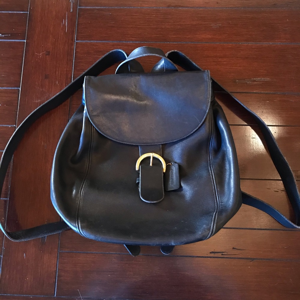 Vintage Coach Leather Bantam Mini Back pack